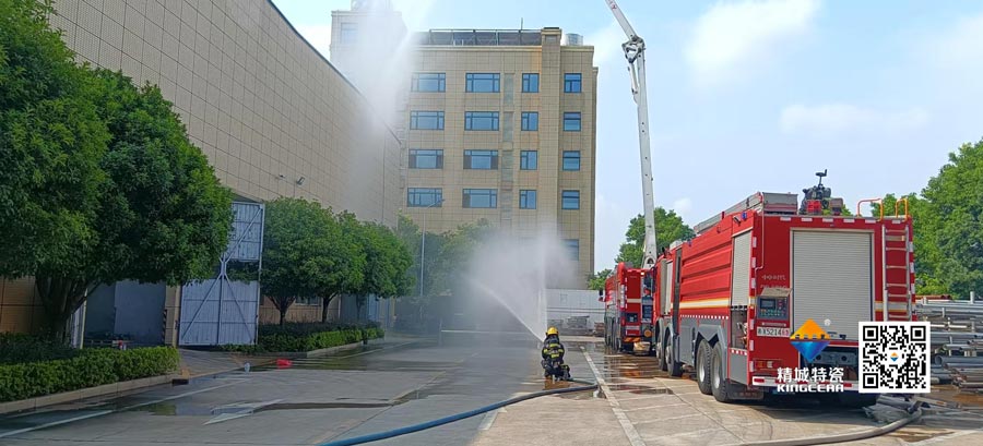 bbin宝盈起劲配合消防联合演练，，，，，，共筑清静生产防地