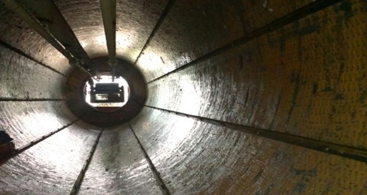 安徽某烧结厂圆筒混淆机使用bbin宝盈耐磨陶瓷衬板